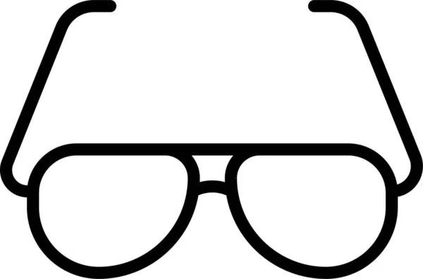 Glasses Eyeglass Specs Icon — Stock Vector