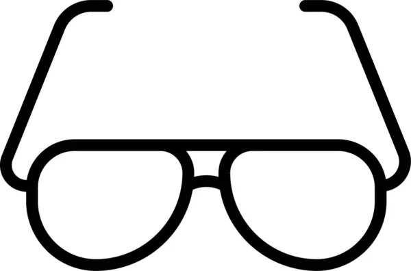 Brille Brillenspezifikationen Symbol — Stockvektor