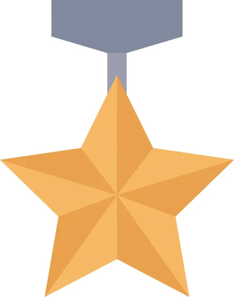 Ikona Sukcesu Krawędzi Medalu — Wektor stockowy