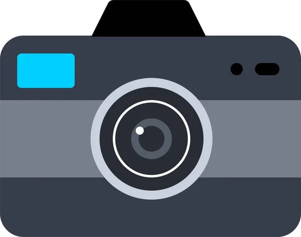 Foto Flash Icono Cámara — Vector de stock