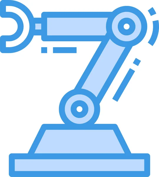 Braço Ícone Engenharia Artificial Estilo Esboço Preenchido —  Vetores de Stock
