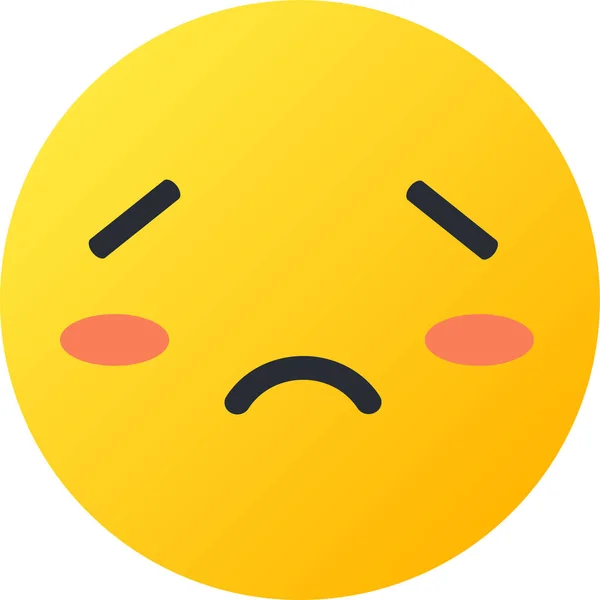 Avatar Emoji Emoticons Icon Flat Style — Stock Vector