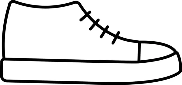 Scarpa Scarpa Icona Calzature — Vettoriale Stock