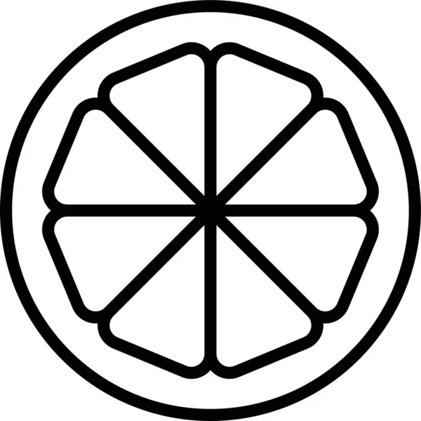 Икона Апельсина — стоковый вектор