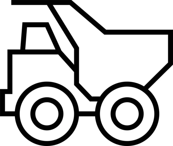 Ícone Entrega Transporte Caminhão — Vetor de Stock