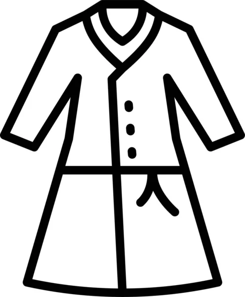 Значок Модного Одягу Одягу Контурному Стилі — стоковий вектор