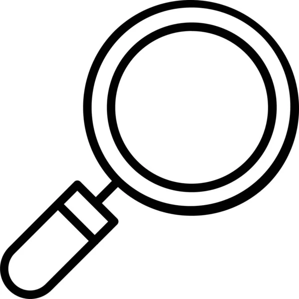 Suche Lupe Zoom Symbol — Stockvektor