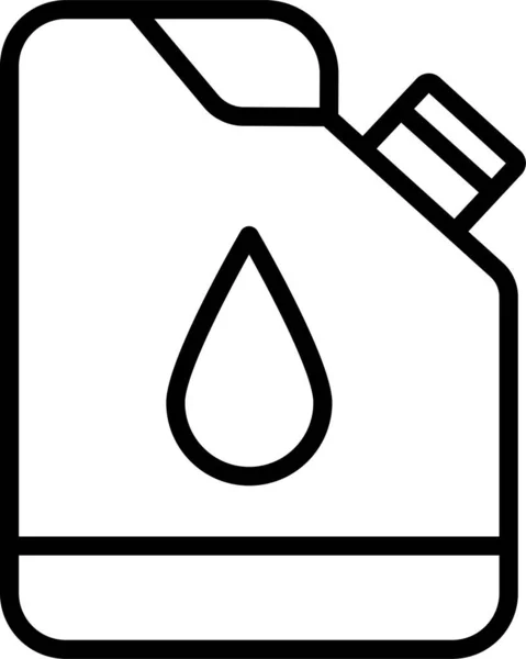 Aceite Puede Combustible Icono — Archivo Imágenes Vectoriales