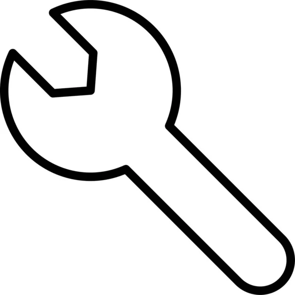Иконка Гаечного Ключа — стоковый вектор