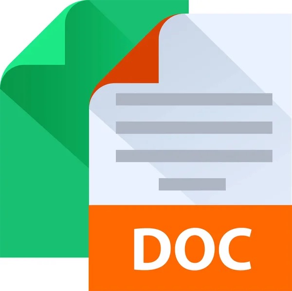 Dossier Dossier Document Icône — Image vectorielle