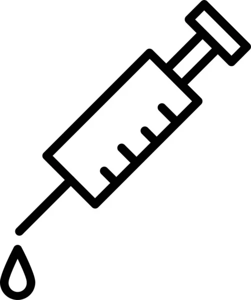 Icône Analyse Diagnostique Injection — Image vectorielle