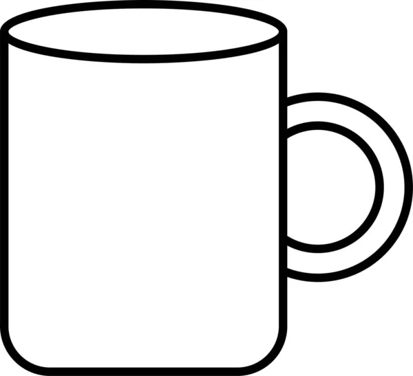 Κούπα Τσάι Ζεστό Εικονίδιο — Διανυσματικό Αρχείο
