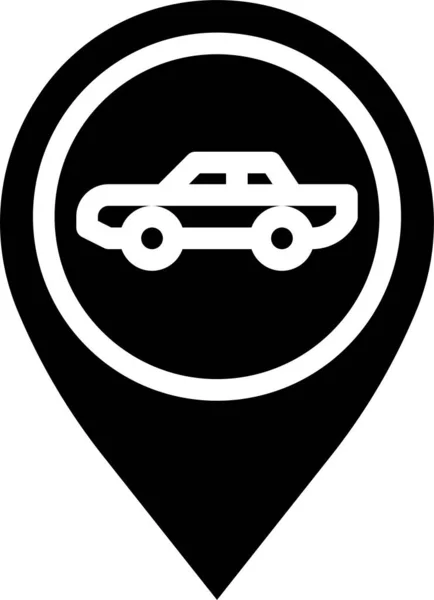 Gps Location Placeholder Icon Vehicles Modes Transportation Category — Stock Vector