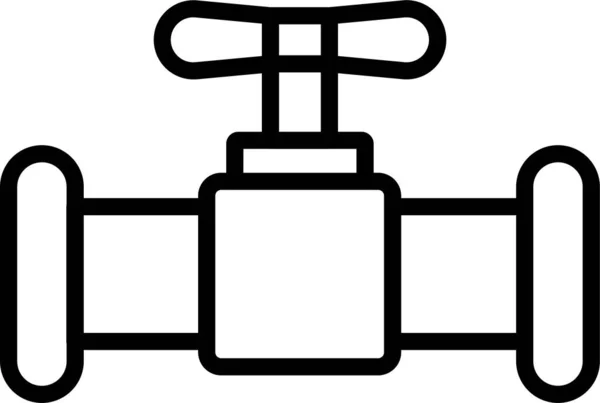 Иконка Газопровода Клапана — стоковый вектор