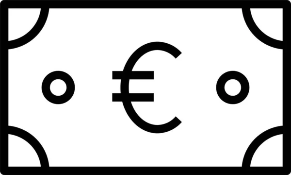 Bargeldwährungssymbol — Stockvektor