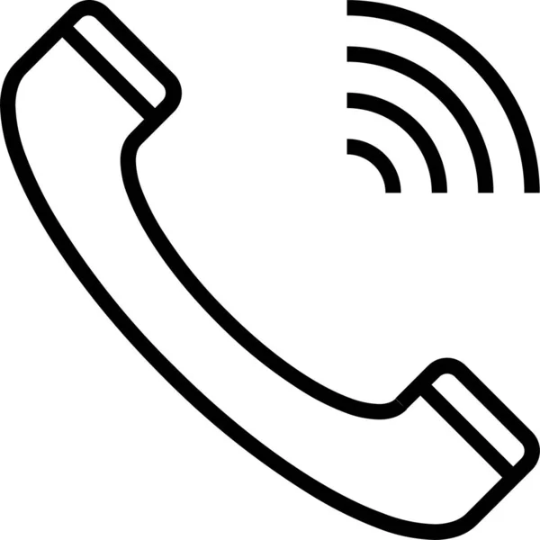 Telephone Communications Phone Icon — Stock Vector