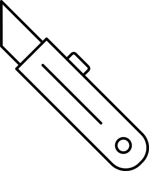 Cutter Cut Blade Ikone — Stockvektor