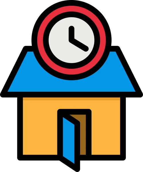 Ban Curfew Foebid Icon — Vettoriale Stock