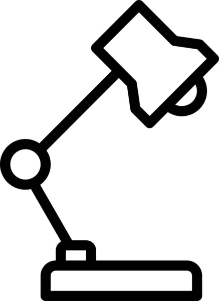 Ikonka Kancelářského Nástroje Stylu Osnovy — Stockový vektor