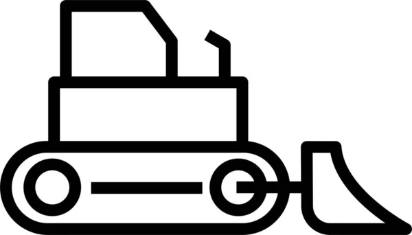 Mine Truck Vehicle Icon — Stock Vector