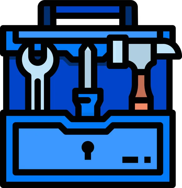 Build Diy Toolbox Icon — стоковый вектор