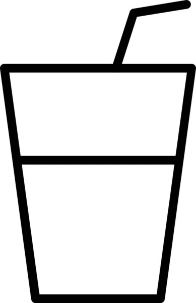 Saft Frisches Getränk Symbol — Stockvektor