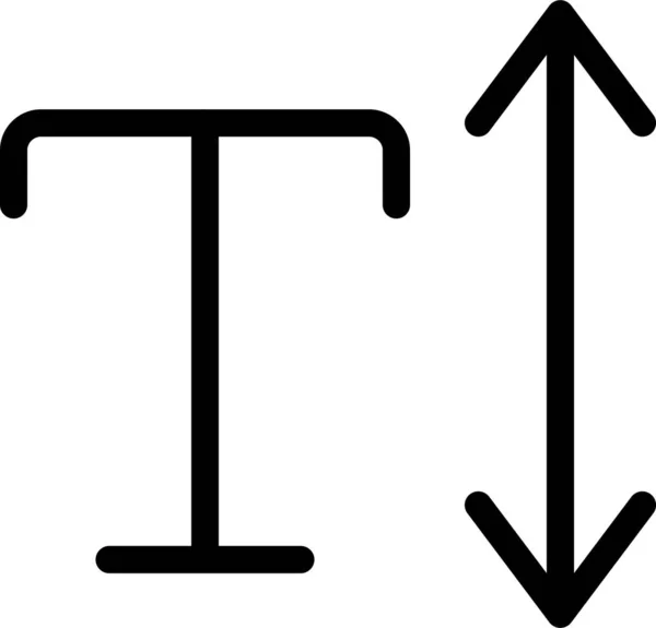 Format Formatting Line Icon Outline Style —  Vetores de Stock