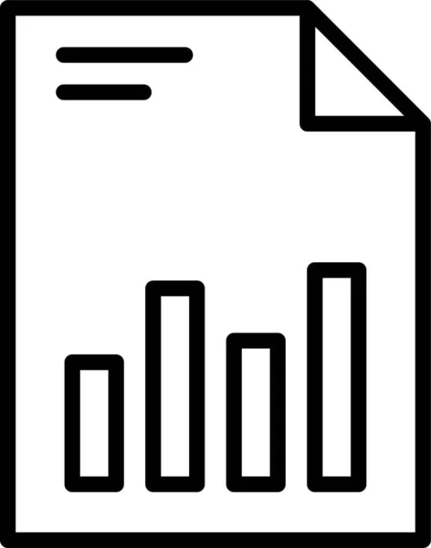 Ikona Arkusza Papieru — Wektor stockowy