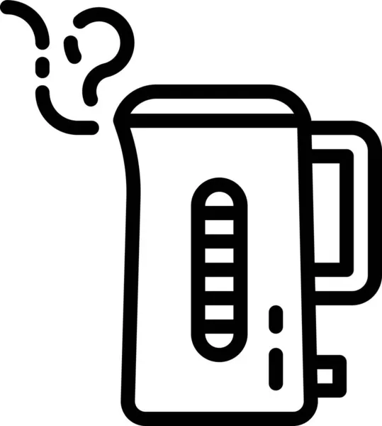 Іконка Електронного Чайника Котла — стоковий вектор
