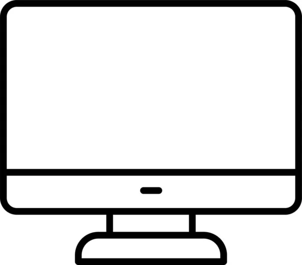 Écran Écran Technologie Icône — Image vectorielle