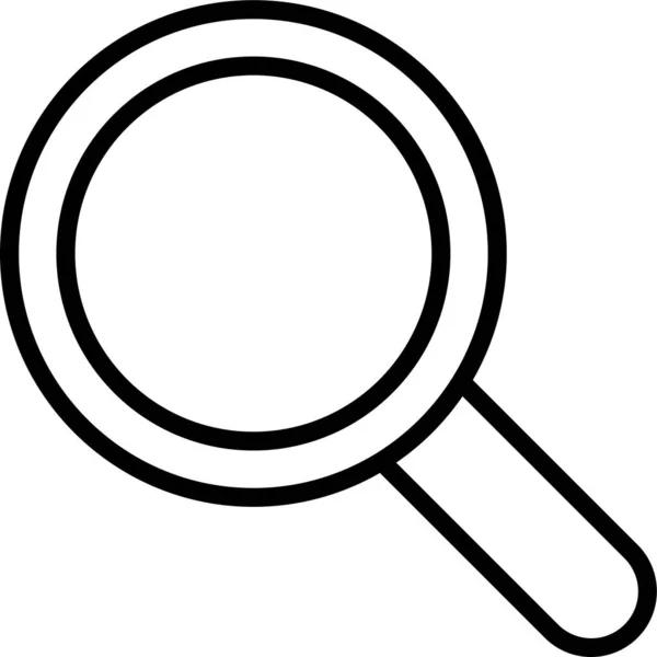 Search Zoom Magnifying Icon — Stock Vector
