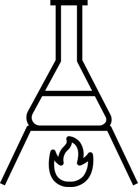 Значок Лабораторної Хімічної Науки — стоковий вектор