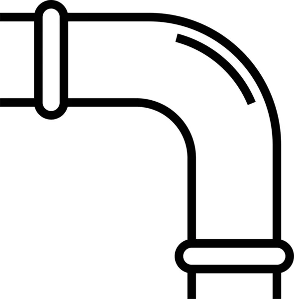 Potrubí Potrubí Potrubí Ikona — Stockový vektor
