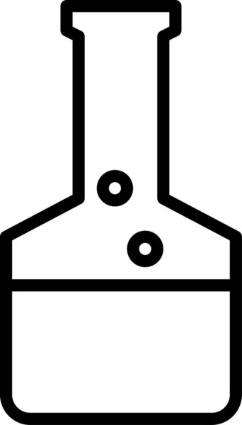 Icono Ciencia Química Laboratorio — Vector de stock