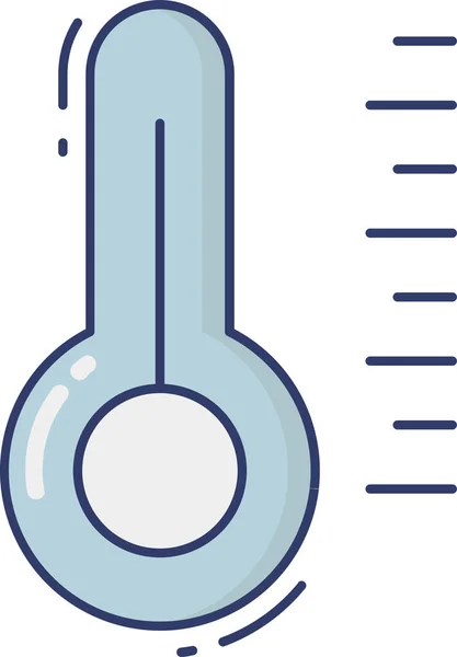 温度計の天気アイコン — ストックベクタ