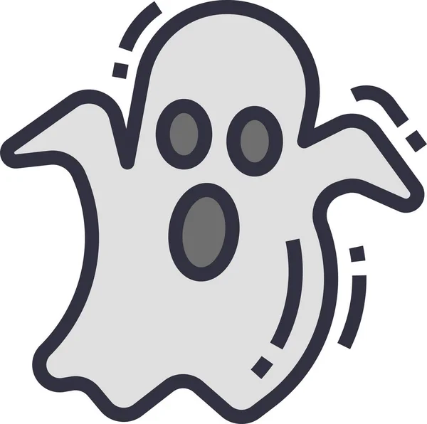 Fantasma Halloween Fantasma Icono Categoría Halloween — Vector de stock