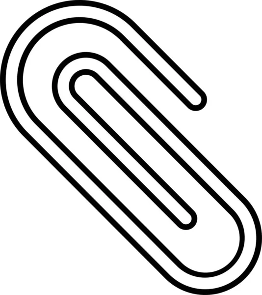 Büroklammer Werkzeug Symbol — Stockvektor