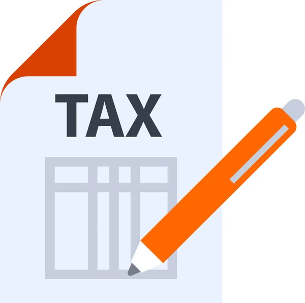 Ikone Der Steuerfinanzierung — Stockvektor
