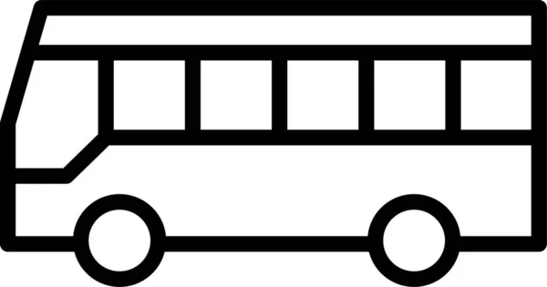 Bus Transport Public Icon — Stock Vector