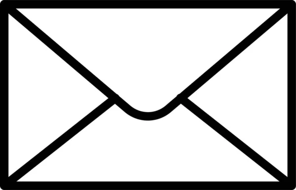 Значок Почтового Сообщения Конверта — стоковый вектор