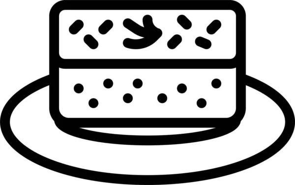Икона Булочной Пекарни — стоковый вектор
