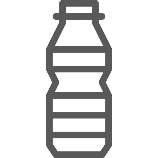 Bottle Drink Fluid Icon Outline Style — Vetor de Stock