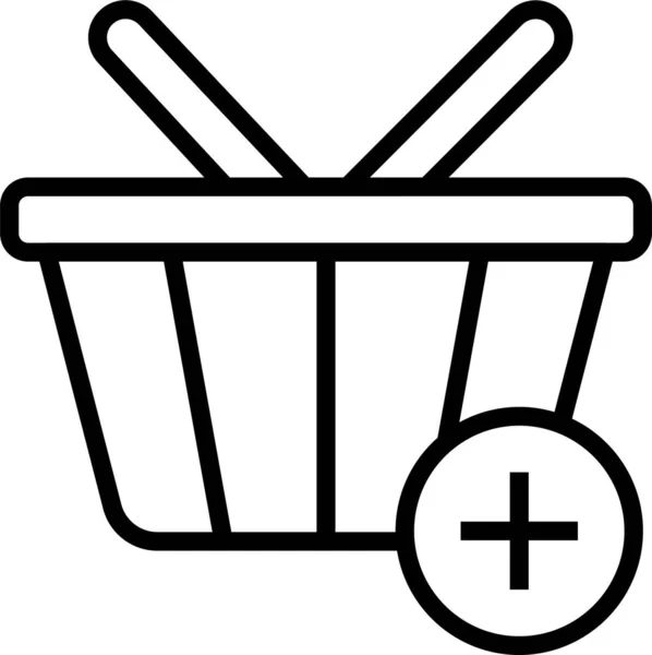 Mand Shopper Winkel Pictogram — Stockvector