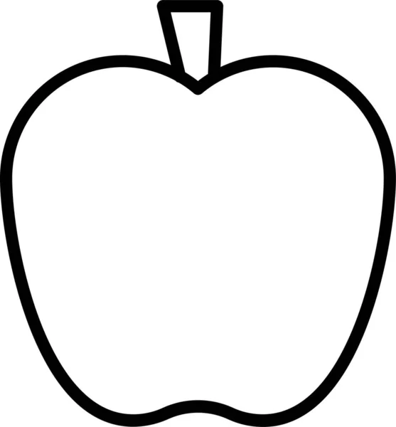 Fruit Nourriture Alimentation Icône — Image vectorielle