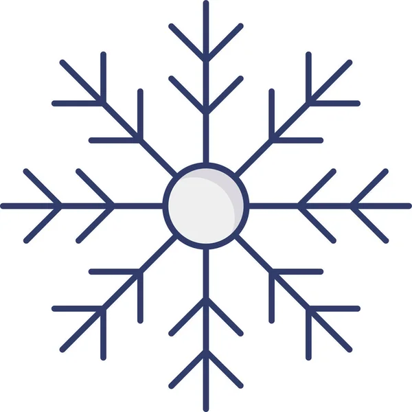 Ikona Sněhová Vločka — Stockový vektor