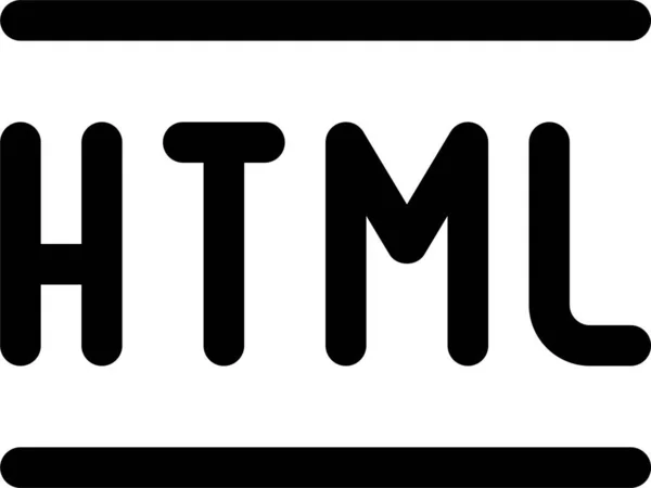 Html代码文件图标 轮廓样式 — 图库矢量图片