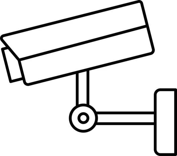 Ikona Zabezpečení Kamery Cctv — Stockový vektor