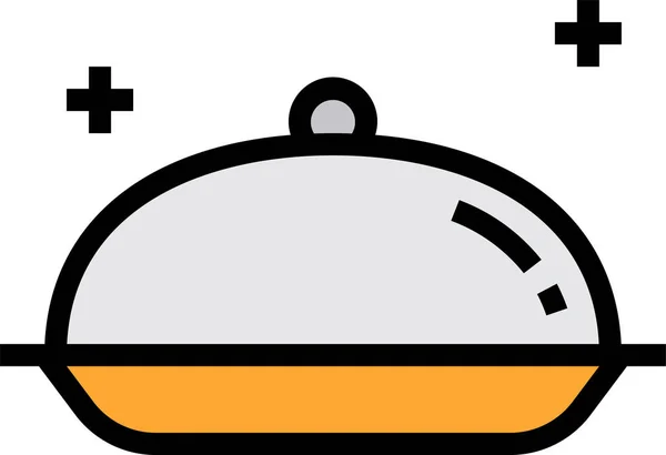 Cooking Equipment Food Icon Filled Outline Style — Stock Vector