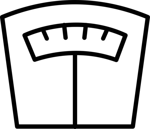 Gewichtswaage Symbol — Stockvektor