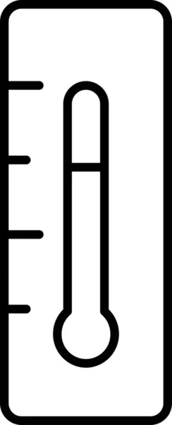 Temperatura Del Termómetro Icono Del Clima — Archivo Imágenes Vectoriales